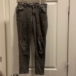 Zara gray skinny jeans